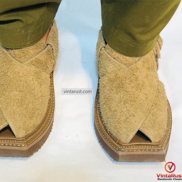 Handwoven Genuine Leather Peshawari Sandals main image 9